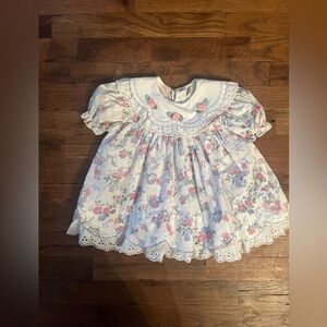 Vintage girls floral dress size 24 months